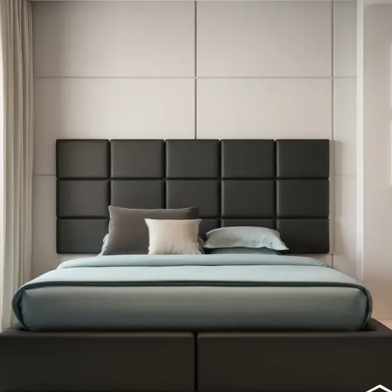 Kit 10 Placas Cabeceira Modulada Courino-30x40 Cama King