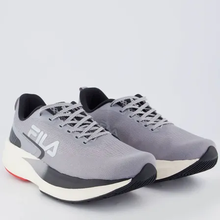Tênis Fila Racer Fastpace Cinza E Preto