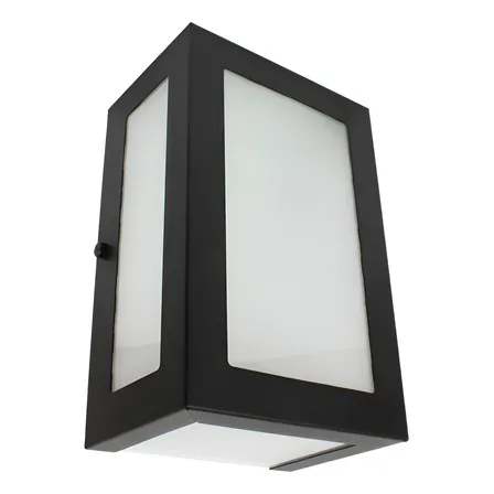10x Arandela Externa Aluminio 5 Vidros Muro Parede E27