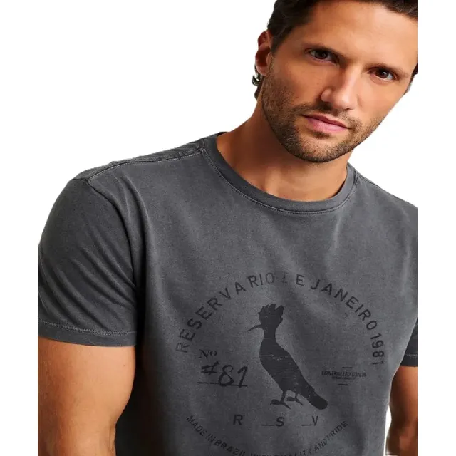 Camiseta Sb Algodão Carimbo Gaze Reserva