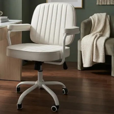Cadeira De Escritório Ergonômica Python Fly Couro Sintético