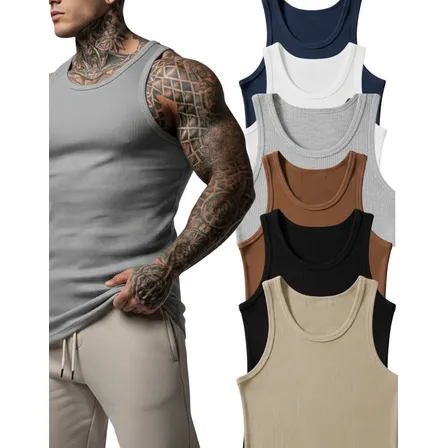 Kit 6 Regata Modelo Americano Canelada Premium Masculina