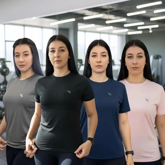 Kit 4 Camisas Térmica Feminina Proteção Uv Dry Fit Academia