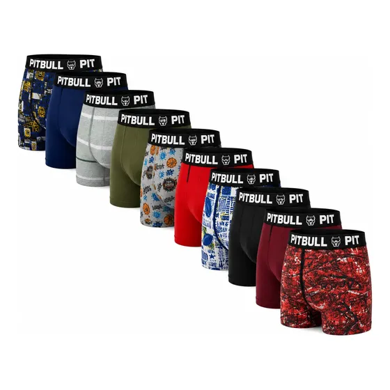Kit 10 Cuecas Masculinas Pitbull Premium Variadas