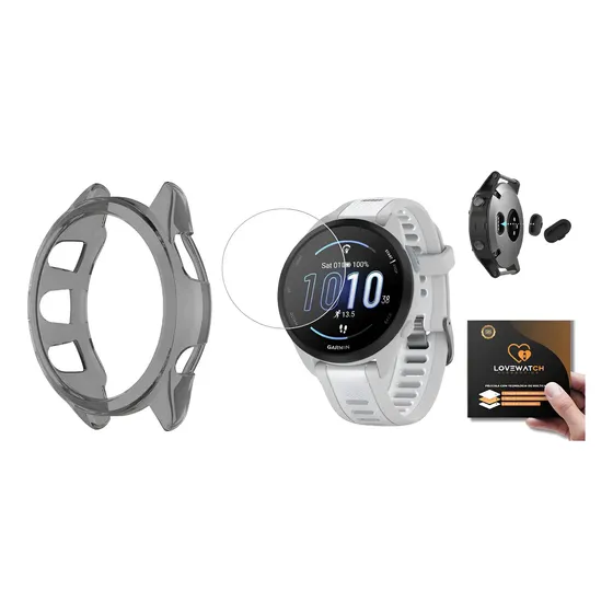 Kit Película, Capa Case E Plug Protect Para Garmin 165