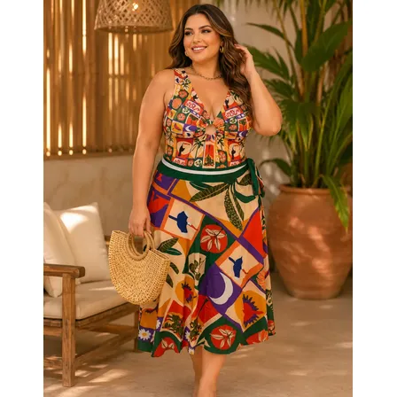 Maio Feminino Praia Plus Size Saída De Praia Maiô Saida