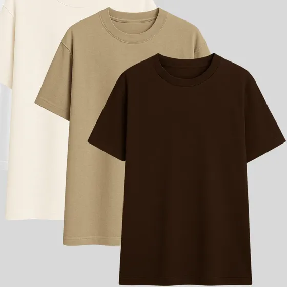Kit 4 Camisetas Básicas Unissex 100% Algodão Lis Tradicional