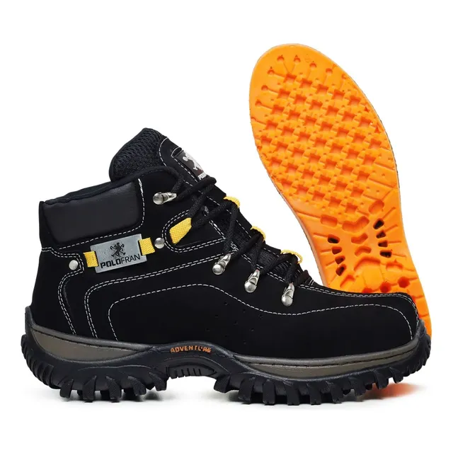 Bota Masculina Adventure Com Palmilha Em Gel Coturno Botina
