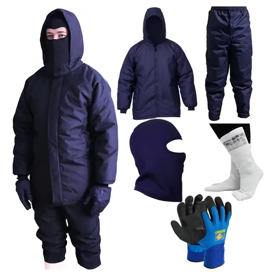 Roupa Câmara Fria Japona + Calça + Luva Ssice + Capuz + Meia