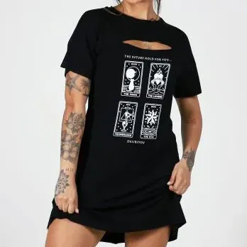 Vestido Estampa Cartas Tarot