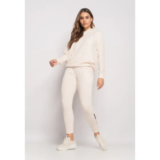 Conjunto De Moletinho Esportivo Com Casaco Capuz E Calça Jog