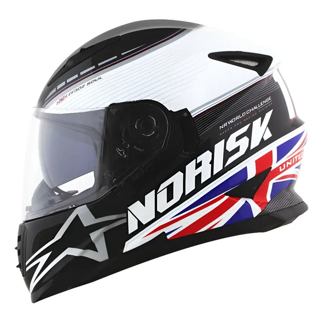 Capacete Norisk Ff302 Soul Grand Prix Uk Inglaterra