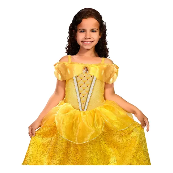 Fantasia De Carnaval Infantil Princesas Bela