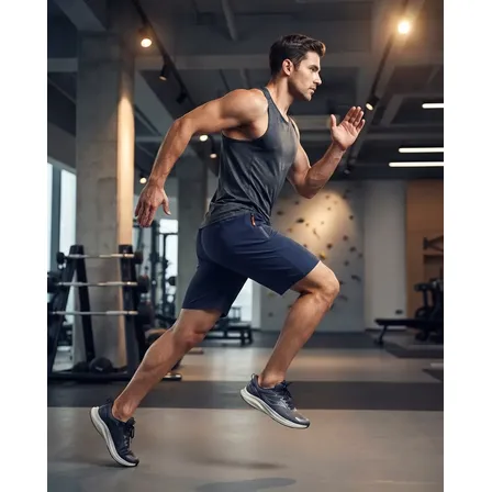 Bermuda Masculina Esportiva Premium Poliamida Com Elastano