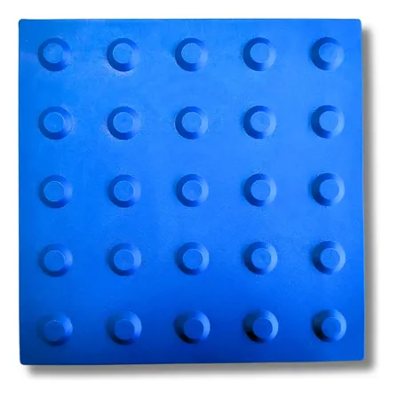 Piso Tátil 25x25 Tpe Alerta Direcional Kit 40 Unidades