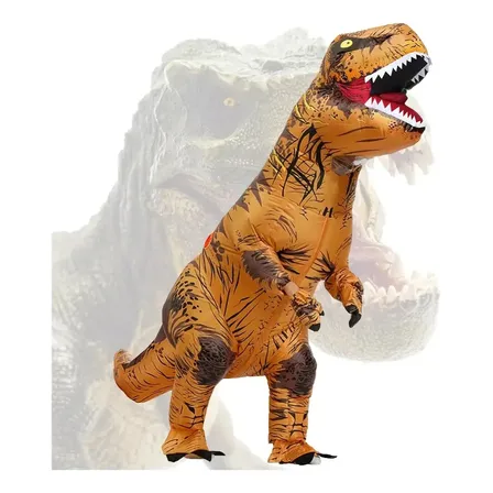 Fantasia Inflável Cosplay Dinossauro Tiranossauro Rex