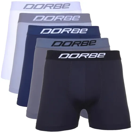 Kit 5 Cuecas Boxer Box Dorbe Microfibra. Qualidade Superior.