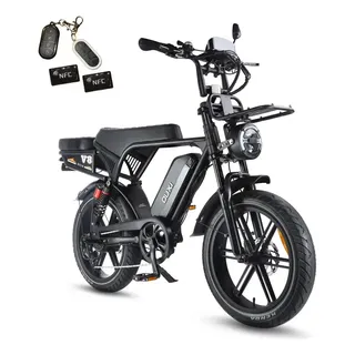 Bicicleta Eletrica V8 Ultra 1000w Suporta 2 Passageiros 48v