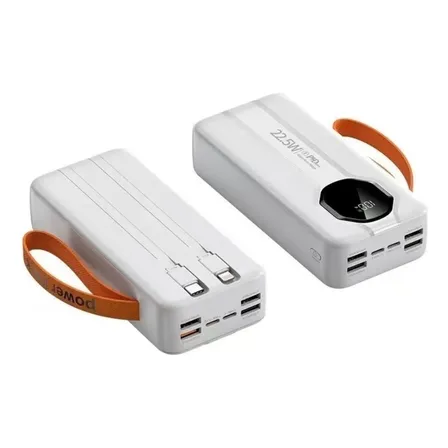 Power Bank Portatil 30000 22.5w Digital Cabos Ios Android