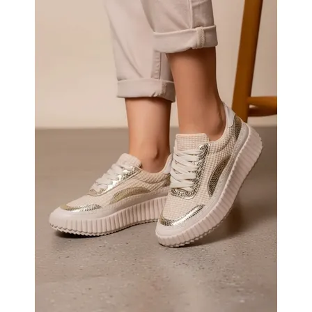 Tênis Feminino Casual Confortavel Plataforma Tratorado