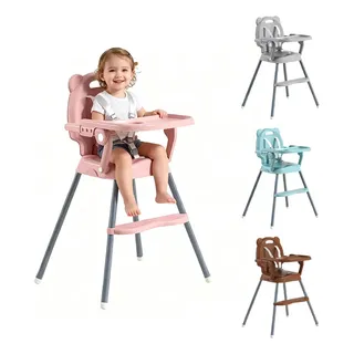 Cadeira De Alimentação Bebê Portátil 3em1baby Segura 6m-25kg