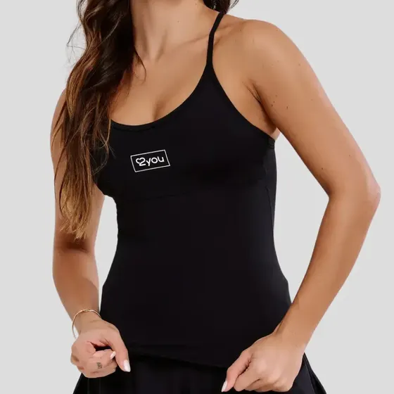 Regata Feminina Academia Entrada Bojo Removível Fitness