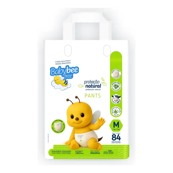 Fralda Proteção Natural Pants | Baby Bee Free