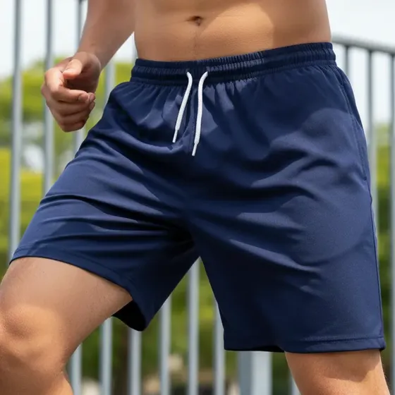 Short Masculino Liso Bermuda Sem Bolso Dryfit Verão Fitness
