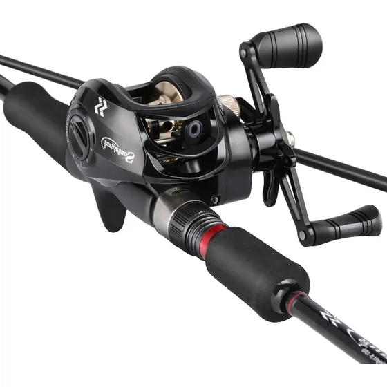 Kit Pesca Vara 2,10m 5-10lb Em 2 Partes + Carretilha 7,2:1