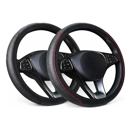 Capa Volante Carro Universal Couro Pu Antiderrapante Macia