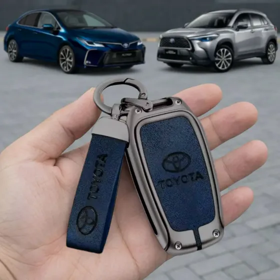 Capa Chave Couro Presença Proteção Toyota Corolla Cross2020+