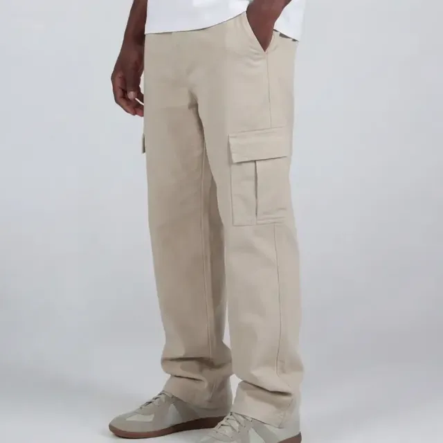 Calça Cargo Premium Masculina Sarja 100% Algodão Skatista