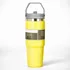 Copo Térmico 890ml Tampa Flip Antivazamento Parede Dupla
