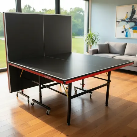 Mesa Tênis De Mesa Ping Pong Dobrável Paredão Com Rodas