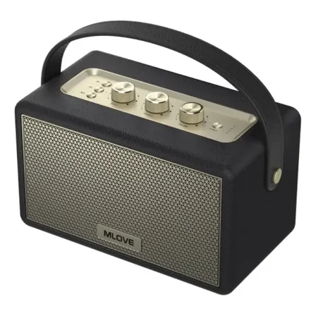 Bocina Mlove A200 Elegante Altavoz Bluetooth Retro