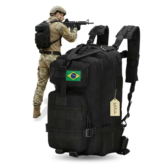 Utilizzei Tatica Militar Pubg Free Fire Masculino Preto Liso
