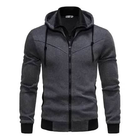 Hoodie Masculina Slim Colorido Primavera Casual