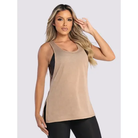 Camiseta Feminina Academia Regata Treino Malhar Tapa Bumbum