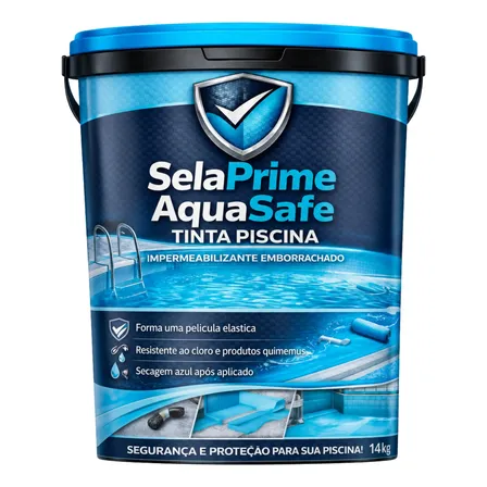 Tinta Piscina 14l Impermeável Resistente Ao Cloro
