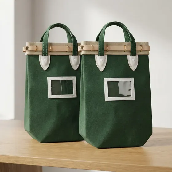 Kit C/ 2 Malotes Lona 60x45x18cm