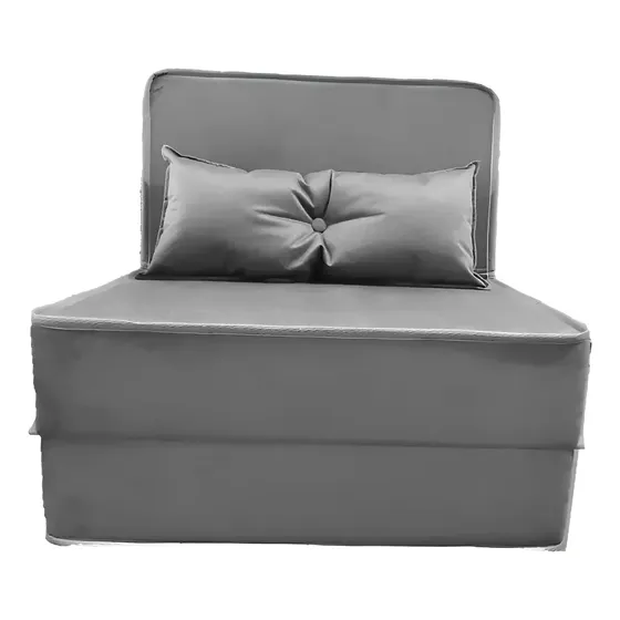 Puff Cama Dobrável Luxo D33 ( Puff X Sofá X Colchão) 3 Em 1