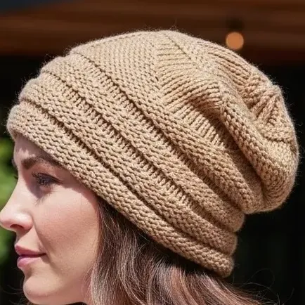 Touca Beanie De Lã V-santo B9 Feminina Outono/inverno