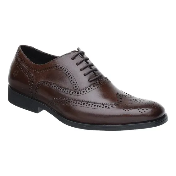 Sapato Oxford Malbork Em Couro Legítimo Solado Comfort