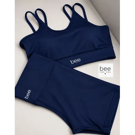 Conjunto Academia Fitness Short E Top Zero Transparência