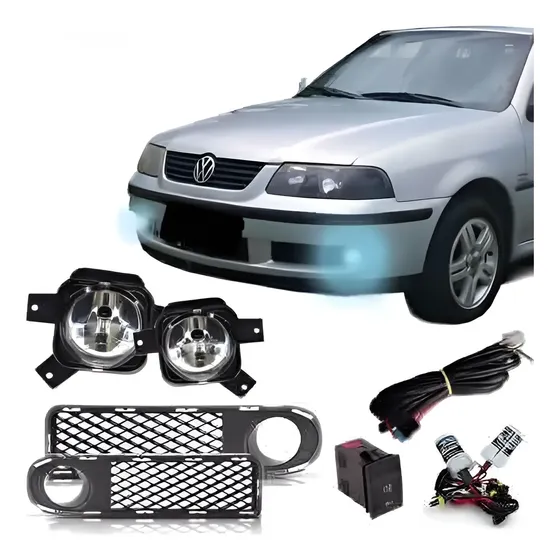 Kit Farol Milha Gol G3 Saveiro Parati Bt Original Fs1+xenon