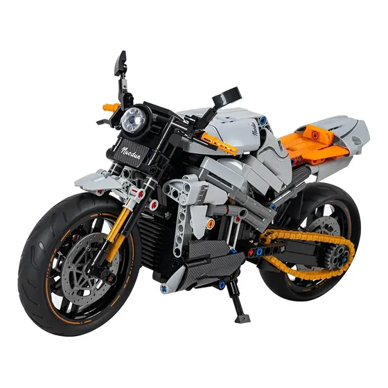 Conjunto De Blocos De Moto Para Adultos 1:8 Novo