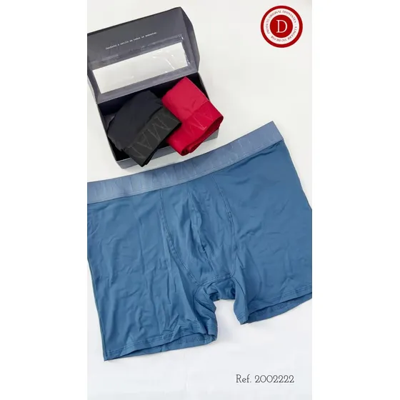 Combo 6 Cuecas Boxer Diamantes Lingerie