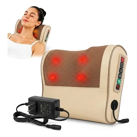 Massageador Pescoço E Ombros Bivolt Portátil C/ Aquecimento
