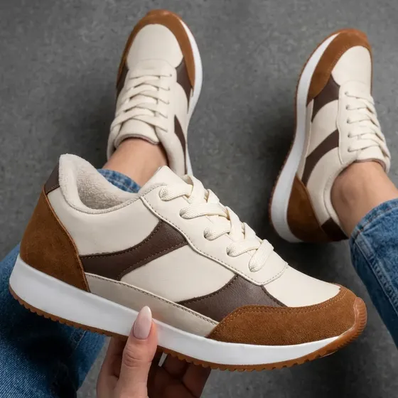 Tênis Feminino Casual Leve Macio Retrô Clássico Moda Confort