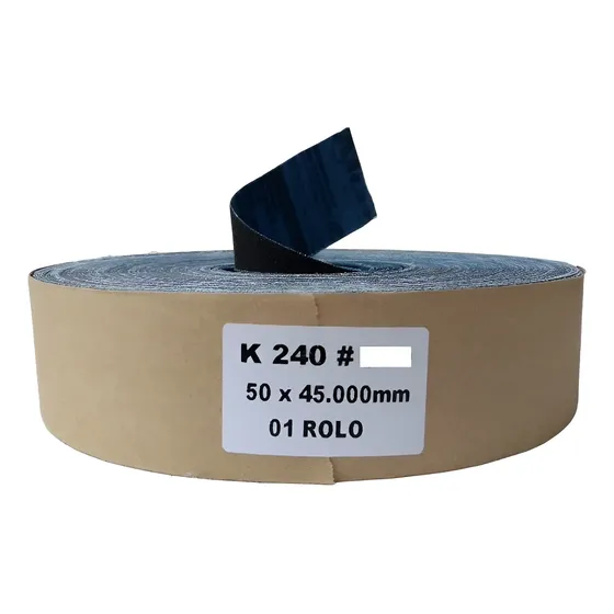 Rolo De Lixa 45 Mts Para Polir Eixos Grãos/150/180/220/320